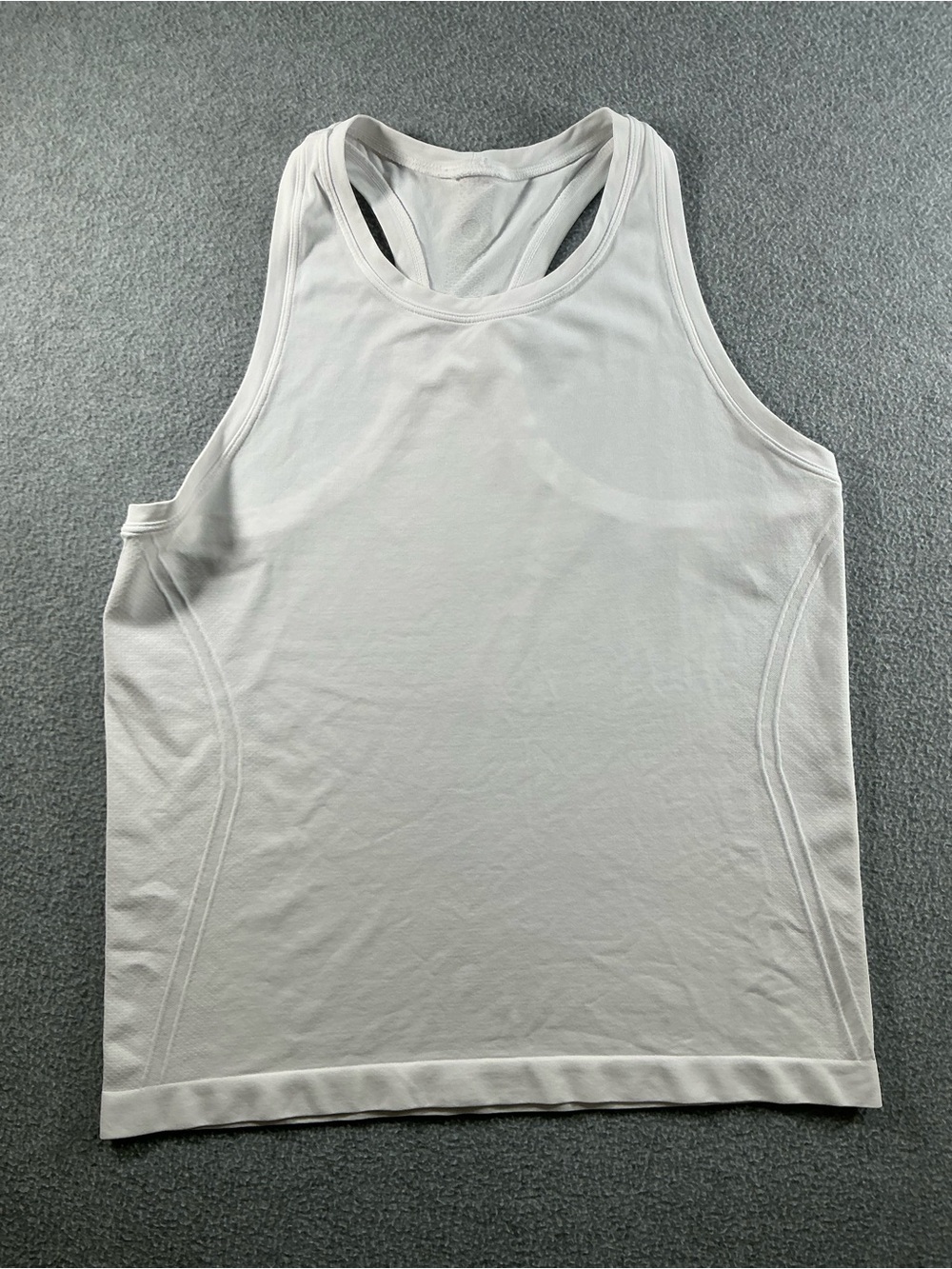 CRZ YOGA White Racerback Athletic Tank Top Women’s M Seamless Activewear - Picture 2 of 9